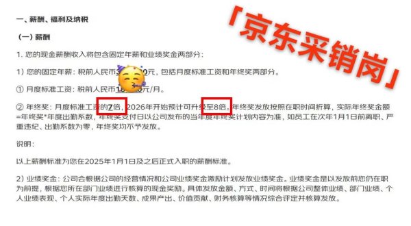荆叶优配 入职19薪，入职半年后升至20薪！京东2025采销校招高薪进入人才抢夺战
