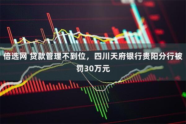 倍选网 贷款管理不到位，四川天府银行贵阳分行被罚30万元