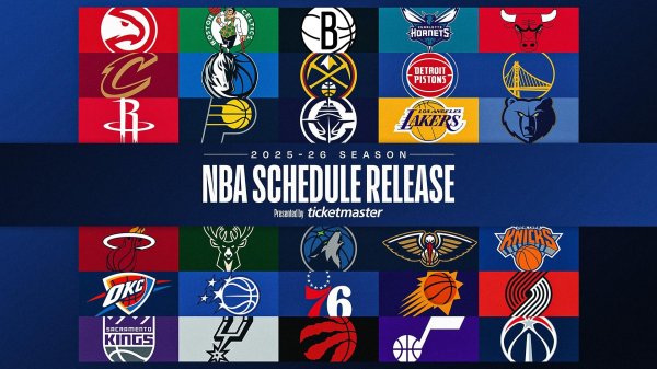 嘉信资本 新赛季NBA全美直播场次：湖勇雷尼34场并列第一，开拓者8场