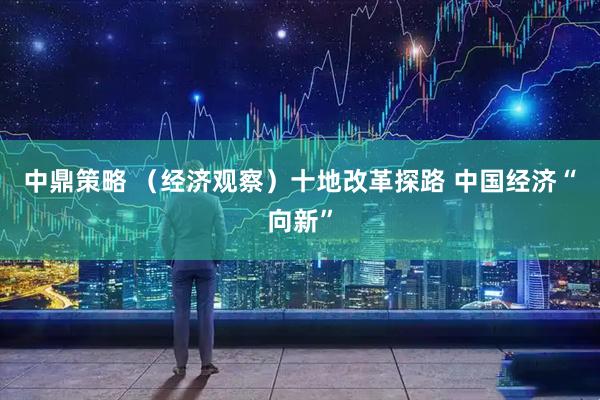 中鼎策略 （经济观察）十地改革探路 中国经济“向新”