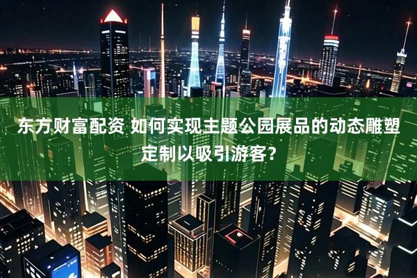 东方财富配资 如何实现主题公园展品的动态雕塑定制以吸引游客？
